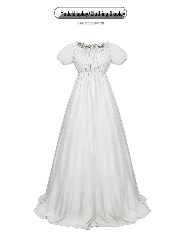 Bridgerton Medieval Retro Ball Gown Cosplay Dress for Stage Performance
