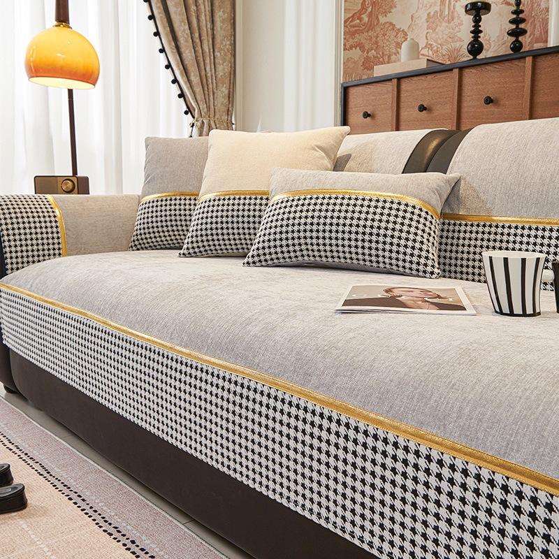 New Minimalist Sofa Cover All Seasons Thickened Anti Slip Sofa Cover Cushion Backrest Cover Cloth Towel Universal Seat Cushion