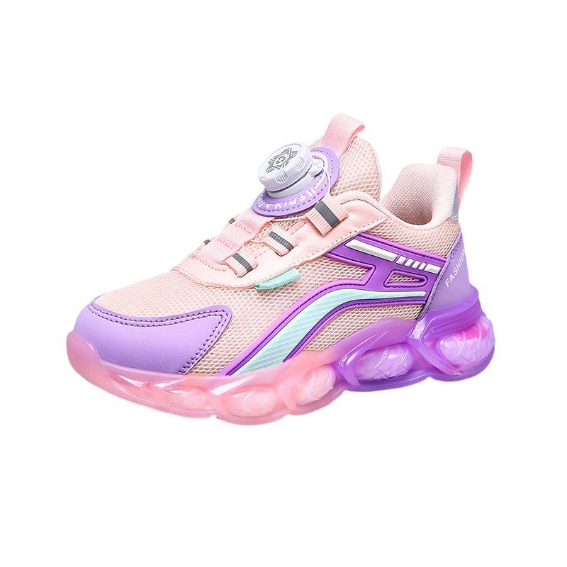 Mesh casual middle and old children's rotating buckle dad shoes boys' sports shoes girls' shoes casual trendy shoes