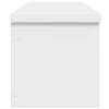 Vidaxl Scaffale da Cucina Pieghevole, Bianco, 60X15X16 Cm