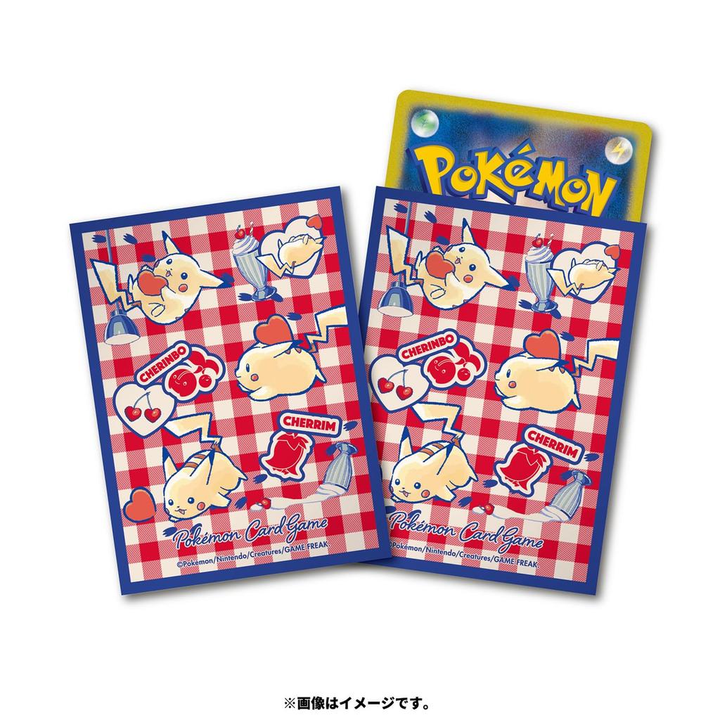 POKEMON Center Original Pokemon Card Game Deck Shield Pikachu and Heart