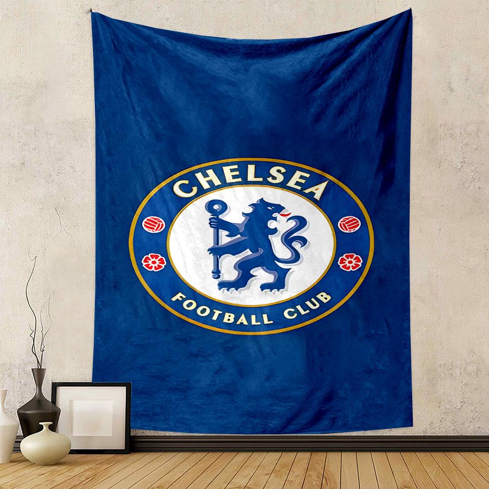 Chelsea Football Club Logo Tapestry Patterned tapestry home decor, suitable for bedroom and living room, gift