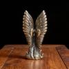 Goddess Angel Figure Home Decor Guardian Angel Statue Decoration Retro Home Decor Desktop Tea Pet Craftwork Bronze Ornament