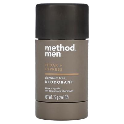 Masculino, Desodorante, Cedro + Cipreste, 2,65 oz (75g)