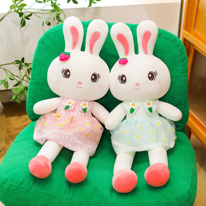 Cute Bunny Plush Toy With Sleep Support For Girls And Kids