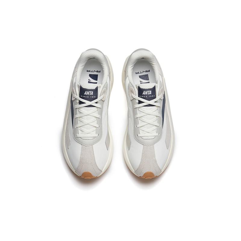 Anta Icing Shock Absorbers Slip Resistant Abrasion Resistant Low top Sports Casual Shoes Women's White Gray Blue Brown Sneakers 922358856-5