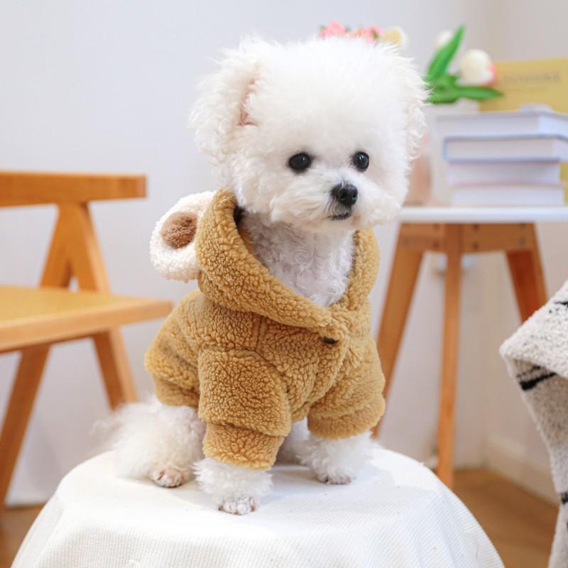 Pet Warm Fleece Dog Cat Hoodie Sweater Winter Coat Small Medium Large Dogs Cats Comfortable Casual Outfit