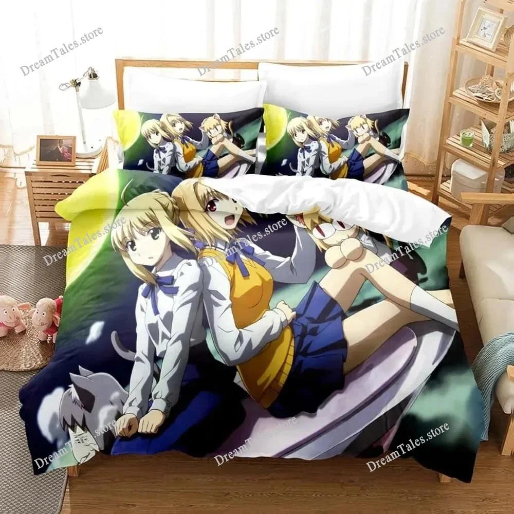 3D Anime Bed Sheet Set Carnival Phantasm Bedding Set Single Twin Full Queen King Size Bed Set Adult Kid Bedroom Duvet Cover Sets