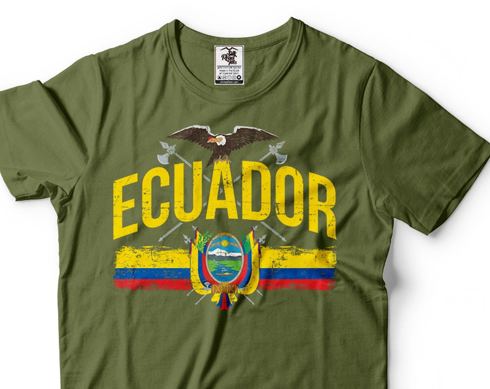 Ecuador Flag T-Shirt: Patriotic Ecuadorian Unisex Shirt 3XL