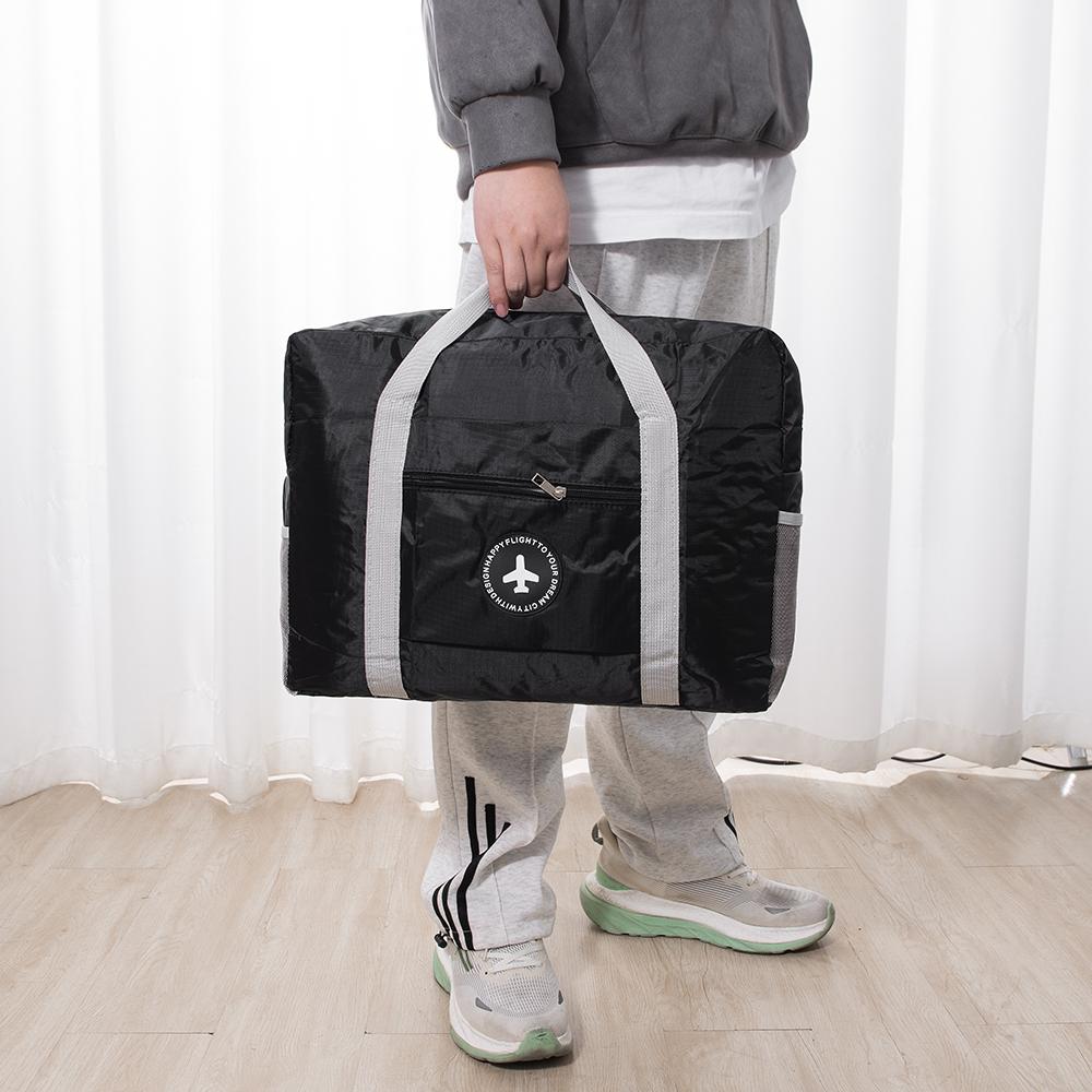 Large Capacity Foldable Travel Bag Portable Handheld Luggage for Short Distance Simple Waiting for Delivery Storage Bag