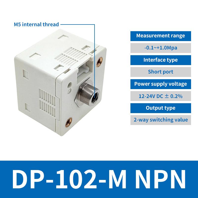 DP-101 DP-102 NPN PNP Digital Vacuum Negative Pressure Sensor Pressure Controller -100 To +100kPa / -0.1 To +1Mpa 101-M 102-M