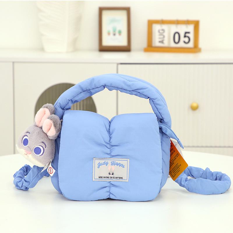 Zootopia Judy Hopps Nick Wilde Plush Single Shoulder Crossbody Bag Gift Cartoon