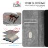 Compatible with Infinix Hot 50/Note 40: Zero10 Flip Leather Case with Card Slot and Stand.