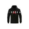 Jumpman Sweatshirts Men's Black Hooded Moderate Regular 834372-010