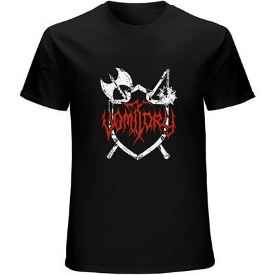 Vomitory Old School Death Metal Schwedische Band Vintage T-Shirt Kurzarm Lustiges Oberteil Schwarz