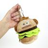 Sanrio Hangyodon Hamburger Pouch Plush Ball Chain