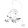 Newborn Baby Carriage Rotating Bedside Rattle and Soothing Music Doll Pendant