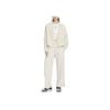 Nike Pantaloni casual largi din fleece Phoenix cu talie înaltă și șnur, pluș, pentru femei, partea inferioară a corpului, Roșu-Lemn deschis FN3623-104