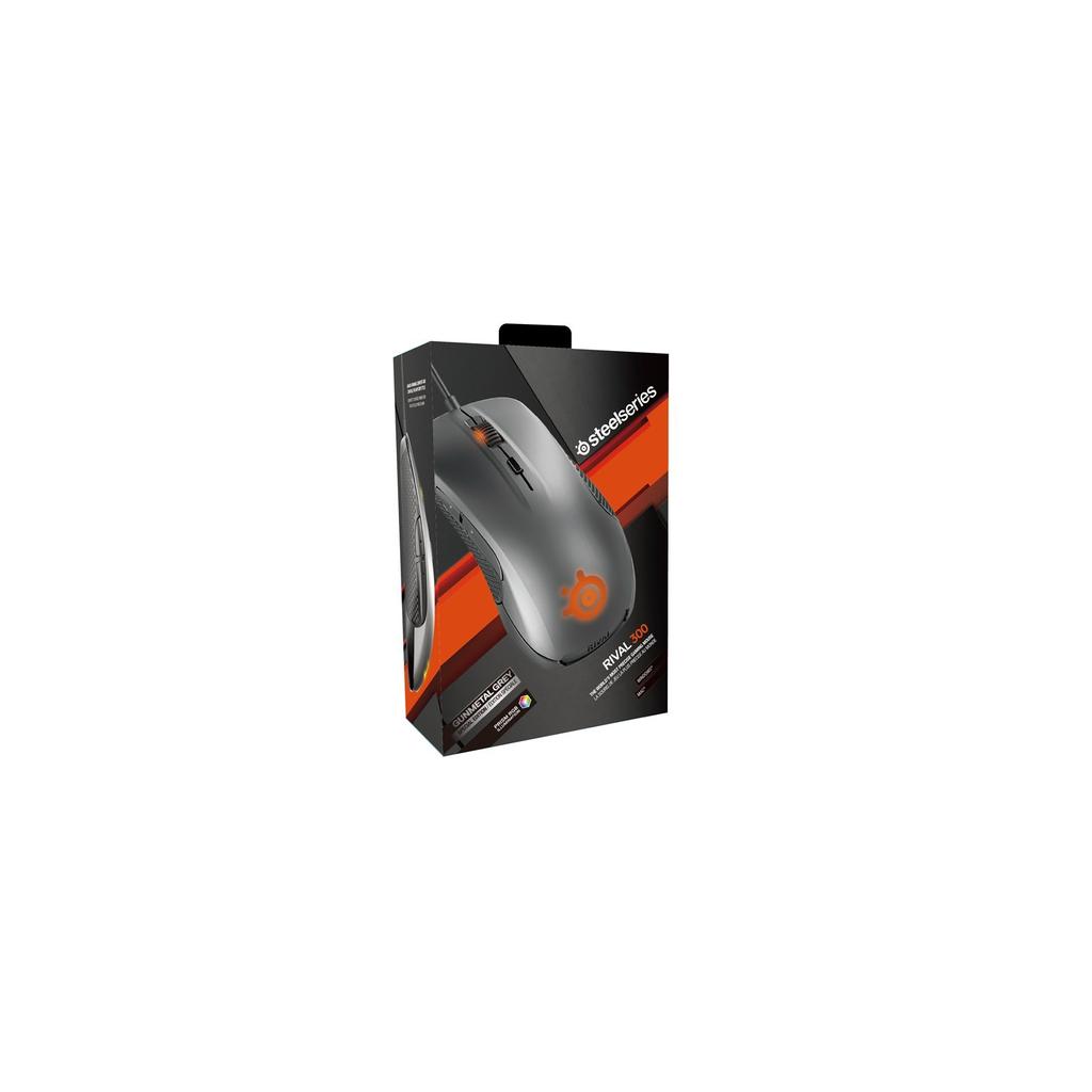 Mouse SteelSeries Rival 300 Gunmetal Gray 62350 []Gaming