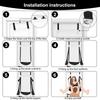 Door Sex Toys Sex Swing Bondage Slave Leather Soft Plush Slings Adjustable Straps Hanging Door Handcuff Leg Restraints Toys