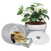 Flower Pot with Hidden Safe Secret Compartment Stash Box Key Hider Plastic Plant Pots Jewlery Organizer for Valuables