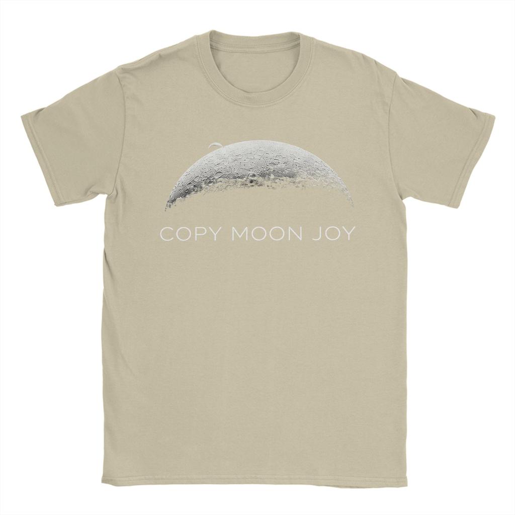 Unisex TShirts Copy Moon Joy Artemis II Space Funny Pure Cotton Tee Shirt Short Sleeve T Shirts Crewneck Tops Plus Size