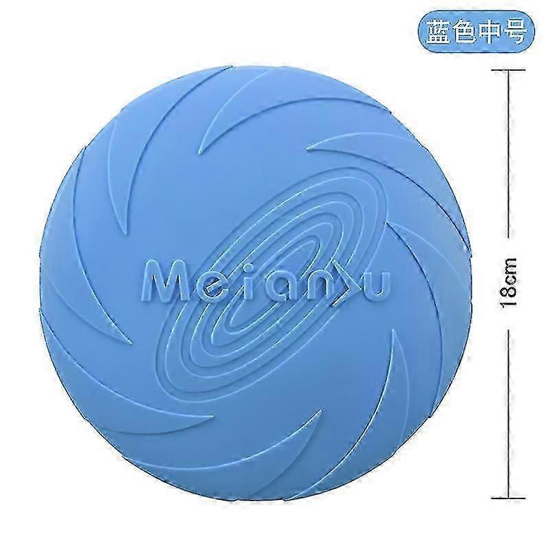 6 Pack Flying Disc, Rubber Flying Discs For Dogs(18cm)
