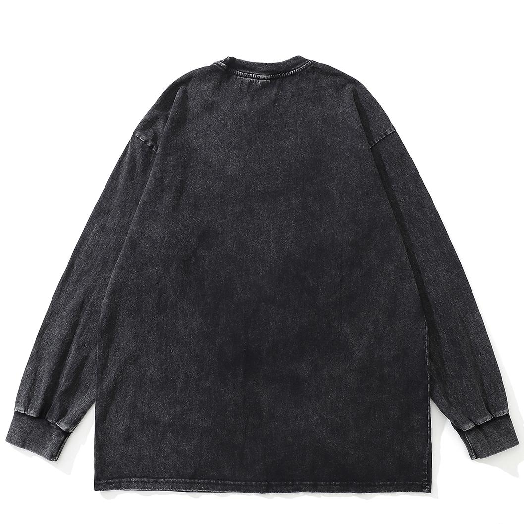 Футболка уличная с рисунком «Мумия» черного цвета — фото 2