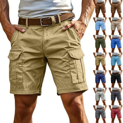 Men’s Lightweight Casual Cargo Shorts Five Pocket Design Relaxed Fit Durable Shorts for Outdoor Activities
