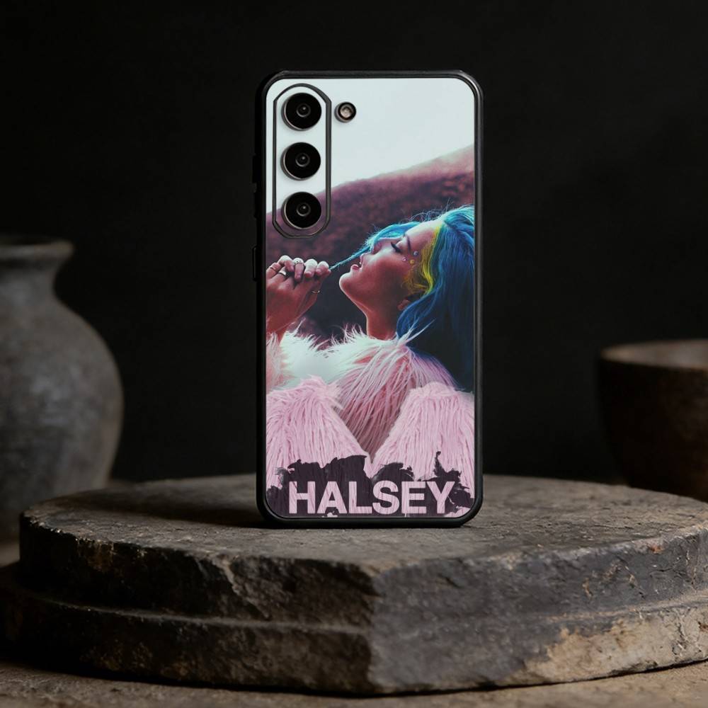 Singer H-Halsey Phone Case For Samsung Galaxy A13,21s,22,31,32,52,53,71,72,73,Soft Black Cover