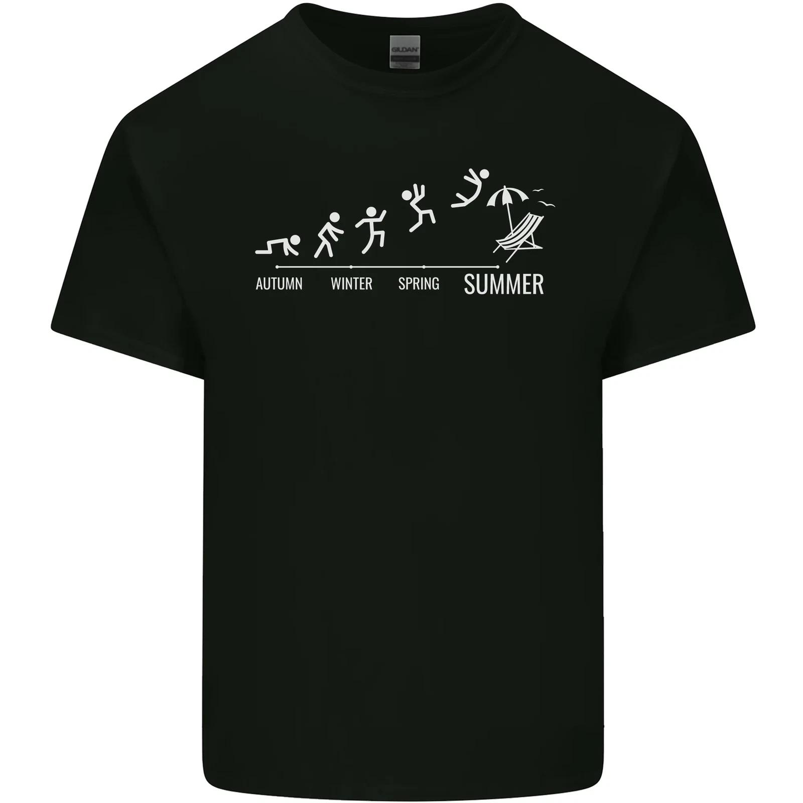 Seasons to Summer Holiday Time Funny Kids T-Shirt Childrens M