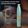 Dog Paw Trimmer with LED Light Low Noise USB/Battery Powered Pet Hair Trimmer Waterproof Pet Hair Shaver for Dogs Cats
