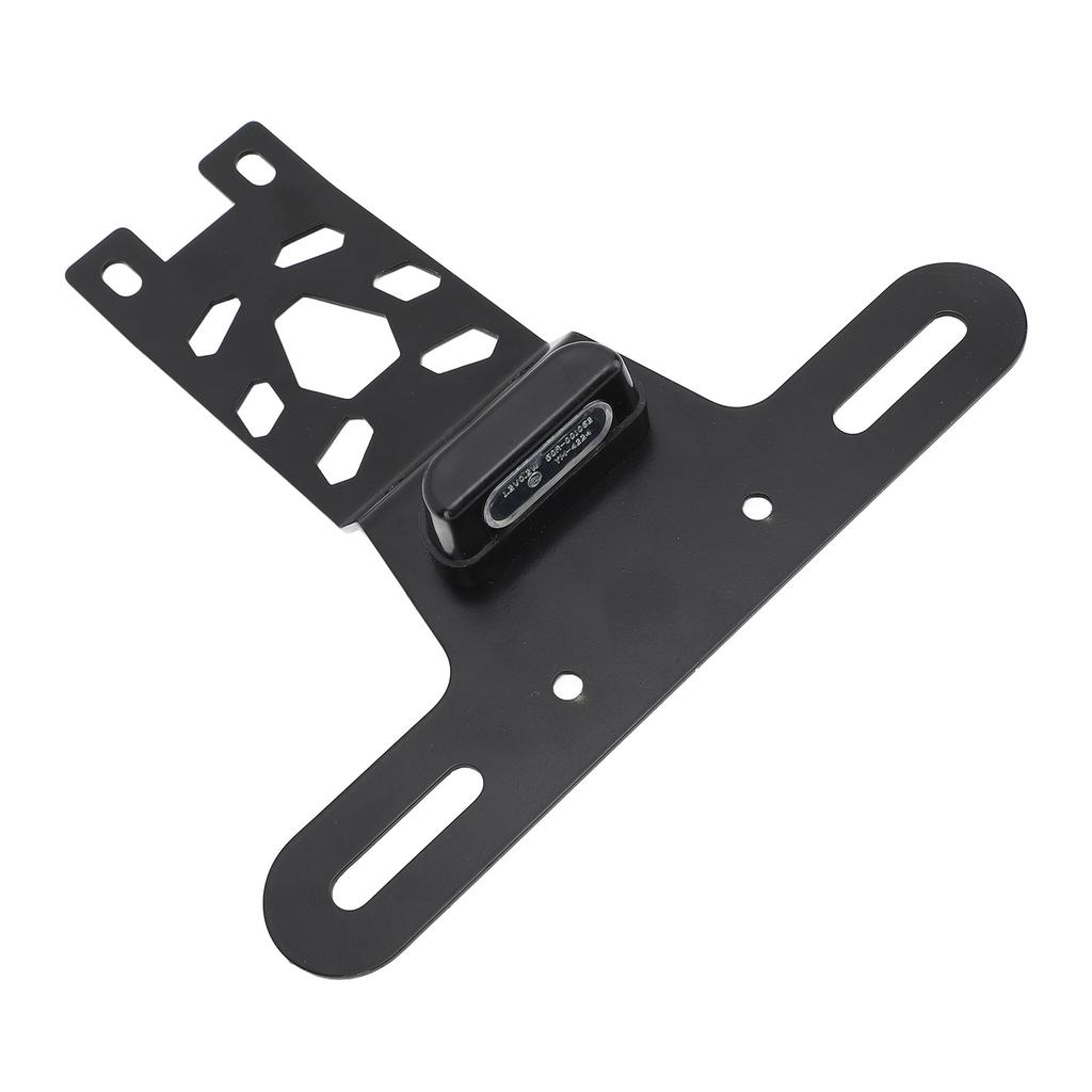 Motorcycle License Plate Light Mount Iron Motorcycle Tail Rear License Plate Frame Replacement For