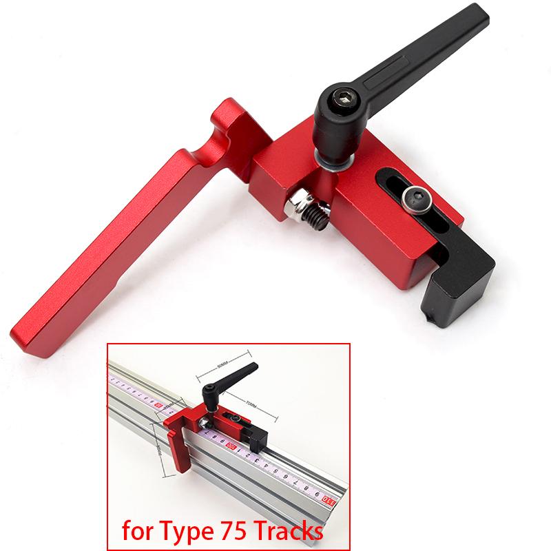 1Pc 19/30/45/75Type T-tracks T-Slot Aluminium Alloy Miter Track Jig Miter Bar Slider Table Saw Router Table DIY Woodworking Tool