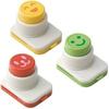 DIY Sushi Tool, 3Pcs Smile Face Laver Seaweed Nori Punch Embossing Device Rice Ball Onigiri Mould