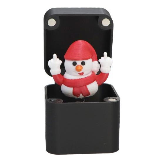 Vtipné dárky pro legraci Prostředníček v krabičce Kancelářský vtip Dárková krabička na žert Novinka Žertovný dárek k narozeninám, svátkům