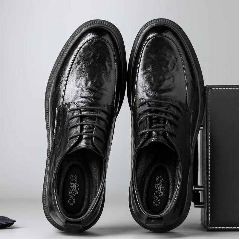 CARTELO Men's Business Dress Leather Shoes