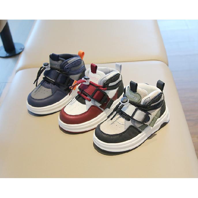 Children's Sneakers2026Spring and autumn casual sneakers for boys, high-top bread shoes for girls, baby dad shoes for toddlers