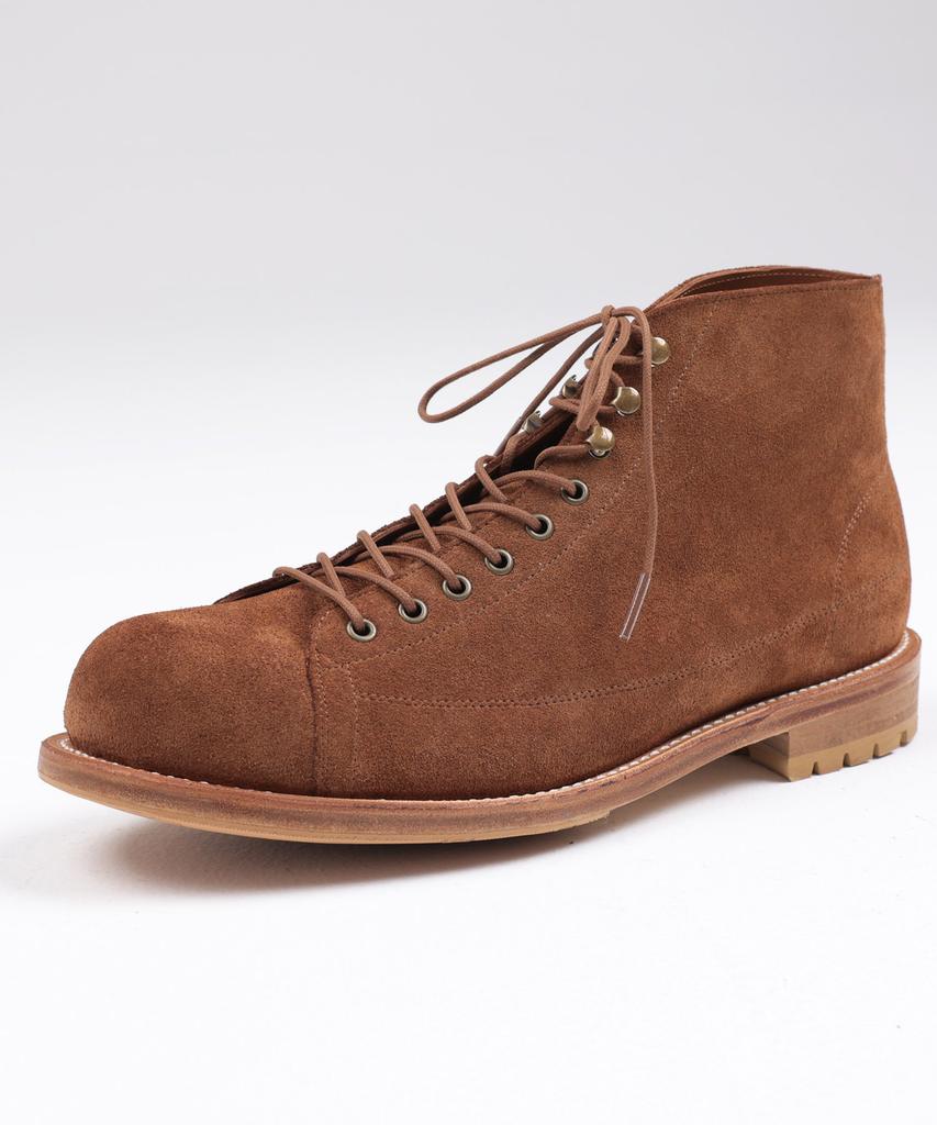 Brenowelt 908 Italian Suede 4-Inch Monkey Boots Goodyear Welt