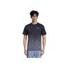Li-Ning Comfortable Simple Breathable Outdoor Casual Fitness Short Sleeve T-Shirt Men Tops Black Water-Droplet-Gray-Gradient AHSU817-1