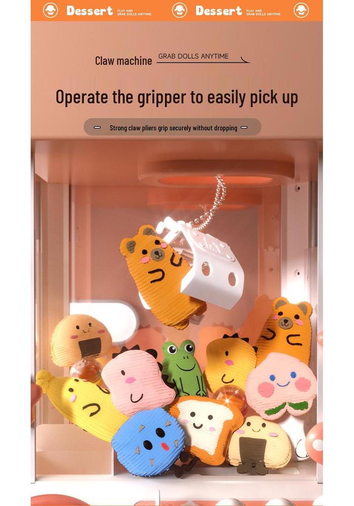 Douyin-Style Large Electric Claw Crane Toy - Children's Plush Egg Vending Machine