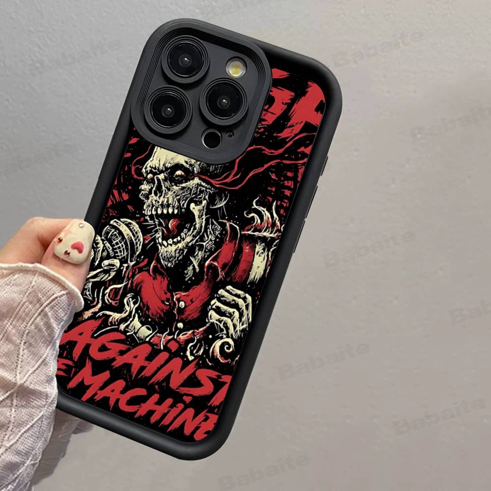Band Rage A-Against The M-Machine Classic Phone Case For IPhone 17 16 15 14 13 12 11 Air Plus Pro Max Soft Back Cover