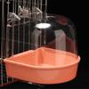Parrot Bathtub Birdcage Bathing Tub Budgies External Bathroom Cage Decors