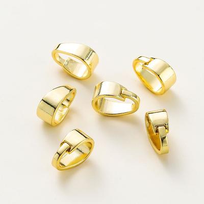 Lot de 20 attaches-pendentifs en or 14K et 18K, fermoirs à pince en forme de graines de melon, connecteurs pour la création de colliers et autres accessoires.