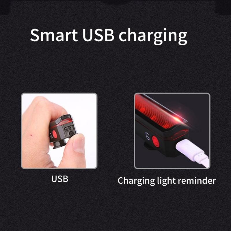 Visible Bicycles LED Rear Light Commuting Adventure Intelligent Flashes Tail Light for Sports & Leisures