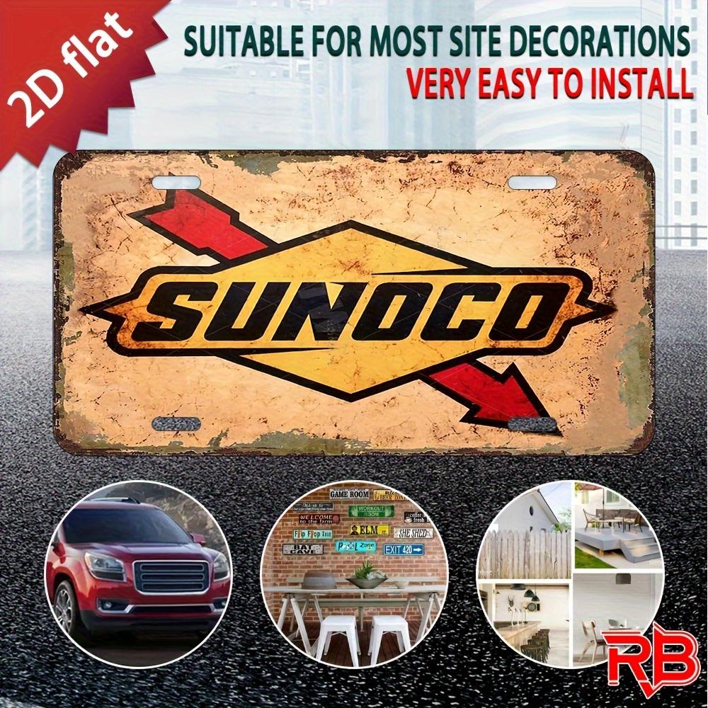 D flat pc aluminum license plate for decoration only aluminum material suitable for various festival decorations 15x30cm(5.9x7.8inch)