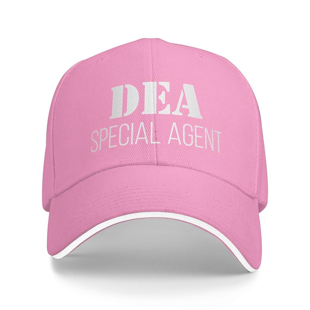 DEA Special Agent Casual Baseball Cap Summer Trucker Hat Running Hippie Snapback Cap Unisex Men y2k Retro Baseball Caps