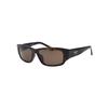 Balenciaga New Logo Series Narrow Shape Rectangle Sunglasses Unisex Sunglasses Tortoise BB0368SK-002