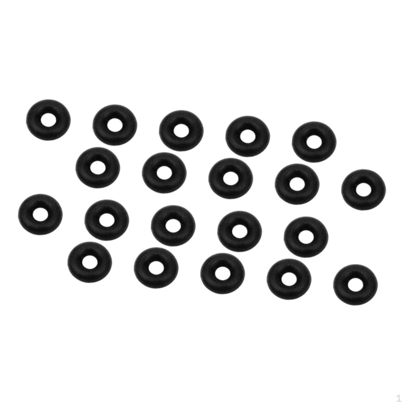 

20 шт. для дайвинга, резиновые уплотнители, аксессуары для шлангов чёрный