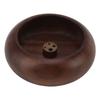 Incense Holder for Sticks Wooden Copper Small Round Incense Aromatherapy Plate for Tea Ceremony Home Decor C